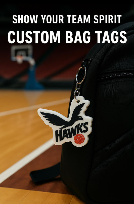 Custom 3D Printed Bag Tags - Personalized Name Tags for Kids, Luggage or Sports Bags