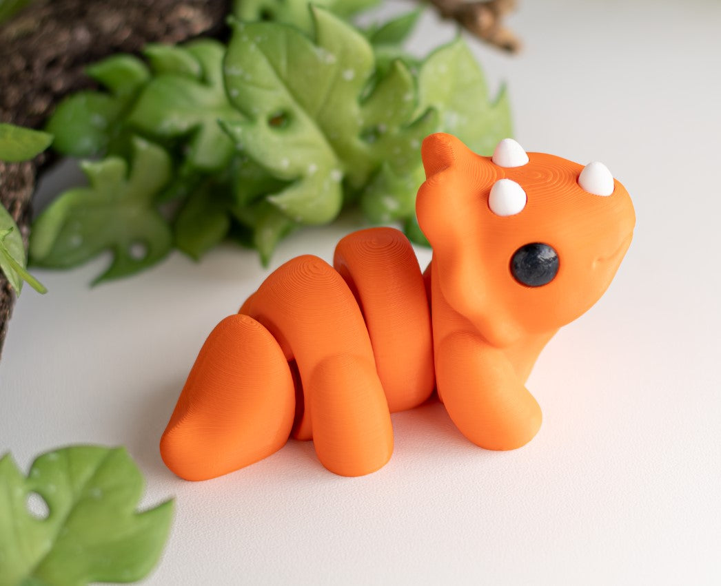 Triceratops 3D Mini Fidget Pet